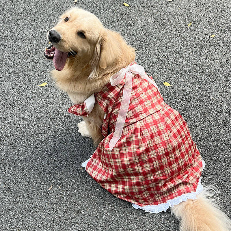 Christmas Pet Clothes and Dresses Cute Dog Golden Retriever Samoyed Christmas Pet Clothes and Dresse