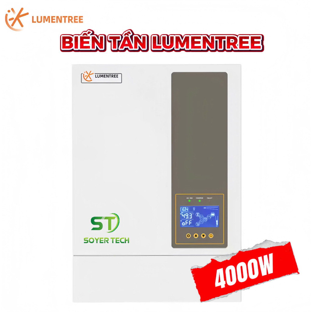 Biến tần LUMENTREE HYBRID INVERTER 4KW – Model SUNT-4.0KW-HP | MPPT 120~450V 1 PHA | ON/OFF GRID MẪU