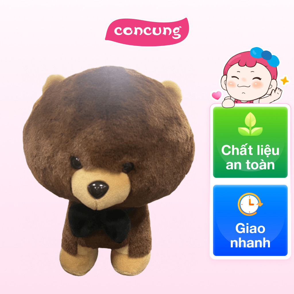 [QUÀ TẶNG] Thú bông chú chó - Màu đậm