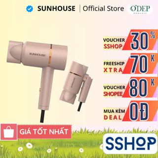 Máy sấy tóc Sunhouse SHD2313 Chính hãng, 2 chế độ, đầu sấy mỏ vịt, gấp gọn cho khách sạn - SSHOP SSA