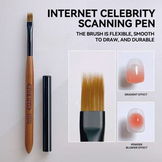 Dụng Cụ Làm Móng Tay Bàn Chải Móng Tay Nghệ Thuật Bàn Chải Quét Bút Lược Hình Pha Trộn Chuyển Đổi Bút Xây Dựng Phóng To Mở Rộng KOUDAN