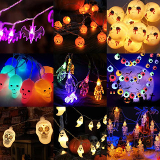 Mới halloween Bí Ngô Ma Đầu Lâu Lá Phong LED Đèn Trang Trí Mắt Yêu Tinh Cảnh Lễ Hội Đảng Thiết Lập Dụng Cụ Trung Tâm Sự Kiện Trang Trí Đèn Lồng Không Khí Ngộ nghĩnh Trò Đùa Thiết Thực