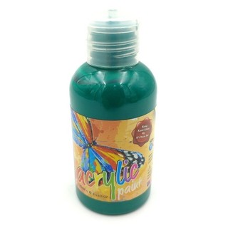 Chai màu vẽ acrylic 120ml - mẫu 1 - xanh ngọc - colormate co., ltd