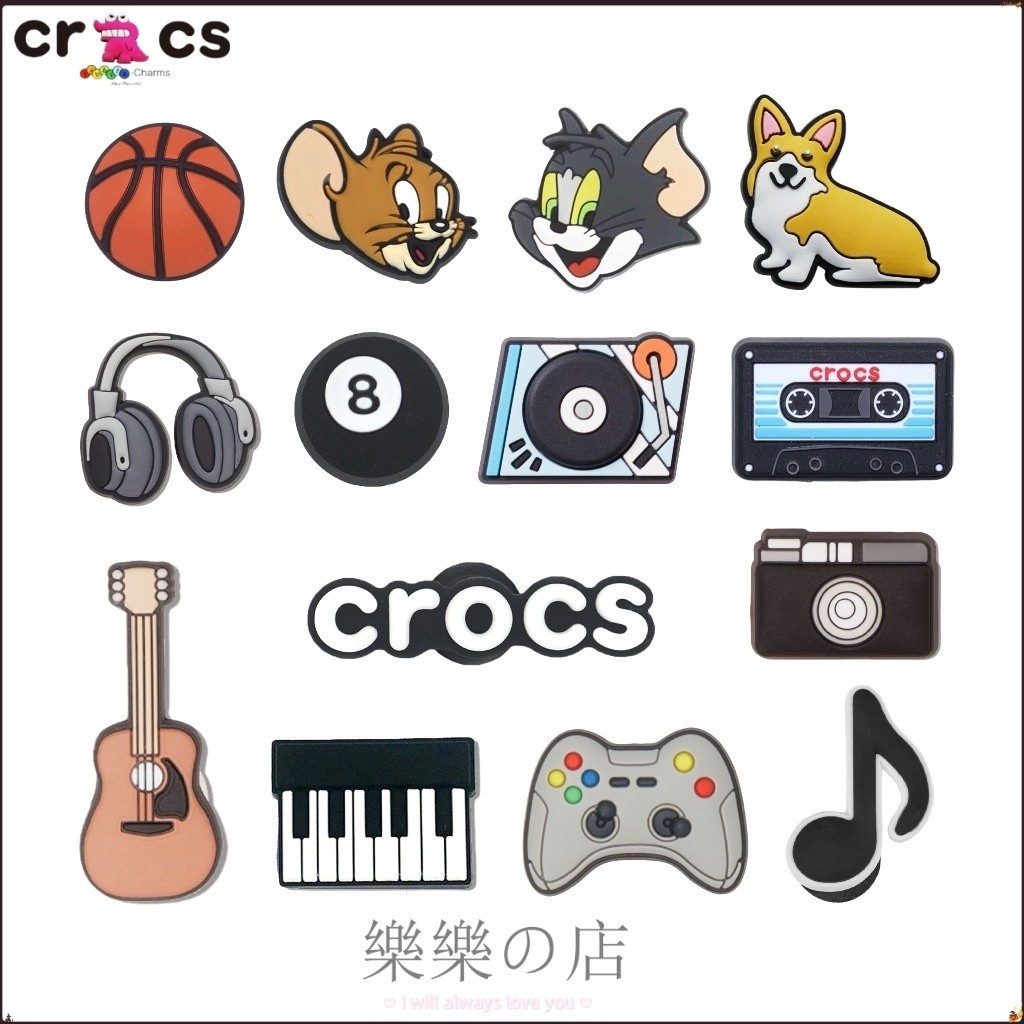 Cross Jibbicz ，Sticker Gắn Dép，Jones/Tony dễ thương họa tiết hoạt hình DIY lỗ giày phụ kiện khóa trang trí