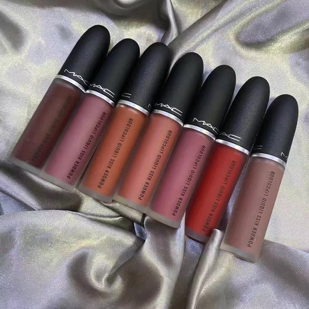 2026 Phong Cách Mới MAC Charm Can Lip Glaze M Lipstick A Matte Matte Lip Glaze Gloss 997 996 988 989