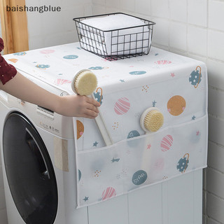 Baishangblue Tủ Lạnh Máy Giặt Bao Vải Bụi Chống Dầu Bảo Quản Hộ Gia Đình Tủ Lạnh Bao Khăn BHB
