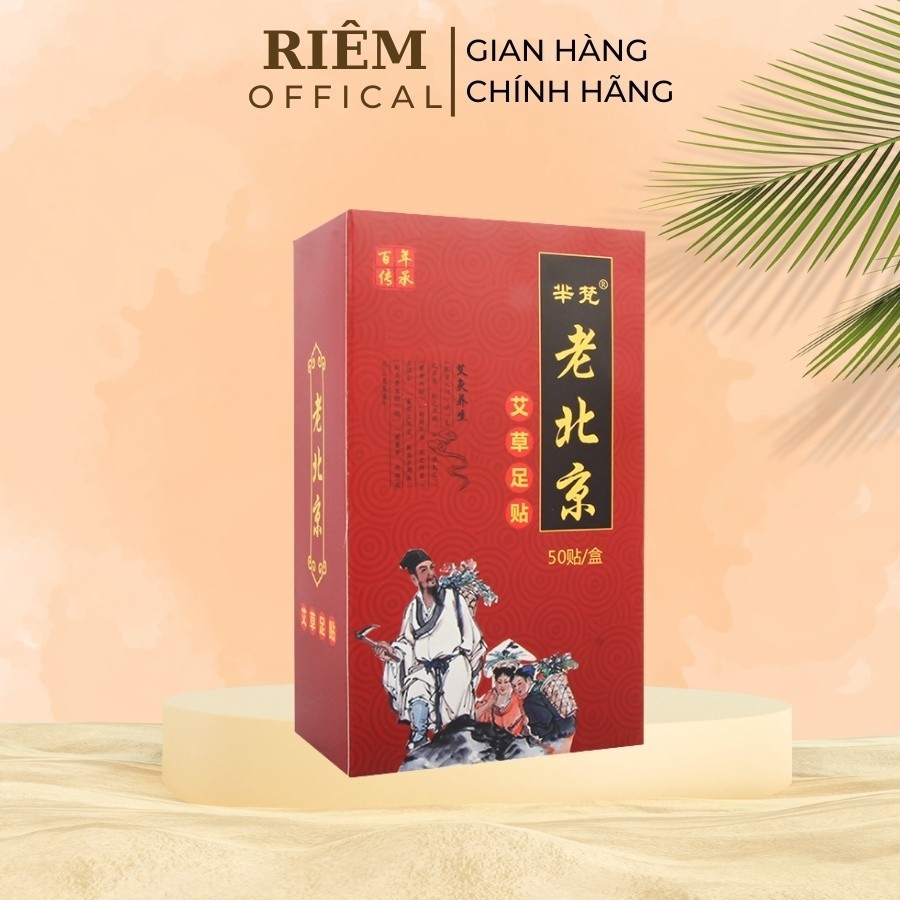 COMBO 2 HỘP Miếng Dán Chân Thải Độc Ông Lão Bắc Kinh Giúp Ngủ Ngon-xẢ  HÀNG
