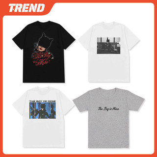 Áo thun Cotton Ariana Grande TBMI Merch Plus Size Vintage the Boy Is Mine In tay ngắn Top Thời trang mùa hè Đường phố dáng rộng Áo sơ mi thường ngày Tee