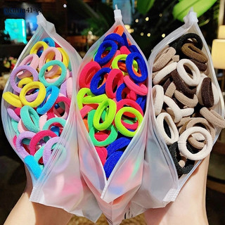 Set 100 Dây Buộc Tóc Co Giãn Đáng Yêu Cho Bé Gái