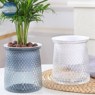 Hoeaden Mini Tự Tưới Hoa Nồi Cá Nhựa Trong Suốt Chậu Cây Tự Tưới Cây Chậu Bình Để Trang Trí Nhà VN