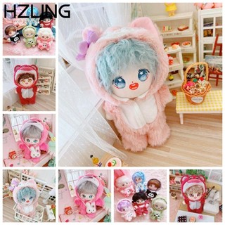 Quần áo búp bê Cotton YANN1, Quần áo búp bê Kitty Kuromi Melody Cinnamoroll mềm mại, Phụ kiện trang điểm dễ thương nhung Kawaii cho búp bê Cotton 20cm
