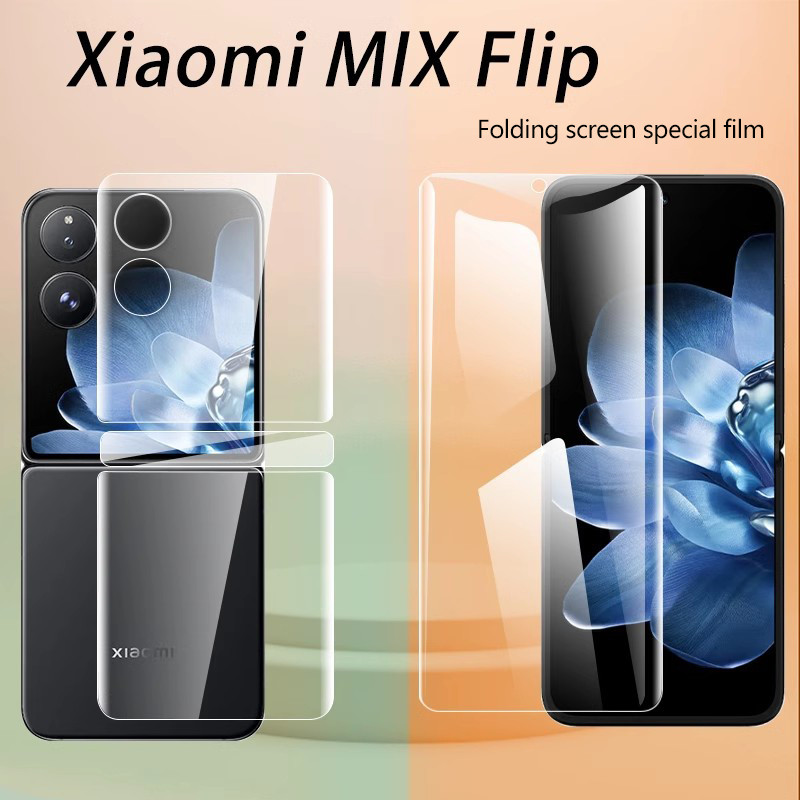 Phim bên trong 4in1 + Phim Hydrogel phía trước cho phim bảo vệ màn hình lật Xiaomi Mix