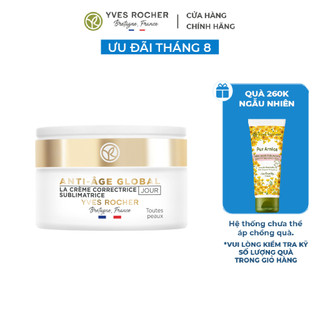Dưỡng Da Ban Ngày Chống Lão Hóa Cho Mọi Loại Da Yves Rocher The Anti-Aging Beautyfying Cream All Skin Types - Day 50ml