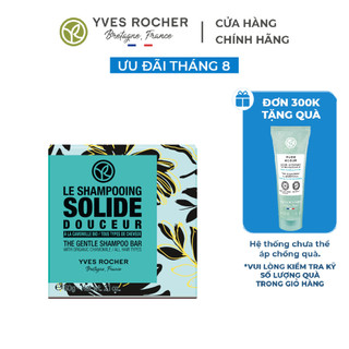 Dầu gội Yves Rocher dịu nhẹ dạng cục GREEN HEROES GENTLE SHAMPOO BAR 60G