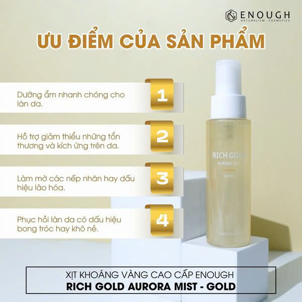 Xịt Khoáng Dưỡng Ẩm, Làm Dịu Da Enough Collagen Mist Các Loại Hàn Quốc 80ml & 100ml