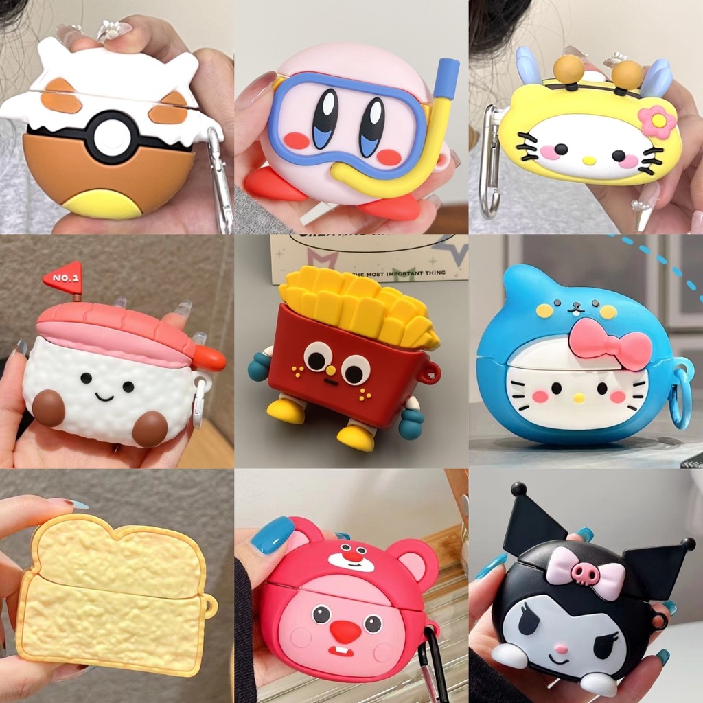 For SoundPeats Air4 Pro Case Cartoon Kurumi Penguin Kirby Super Star SoundPeats Air4 Pro Silicone So