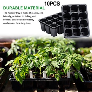 Practical Seed Starting Trays for Robust For Vegetable and Fruit Seedlings 10pcs