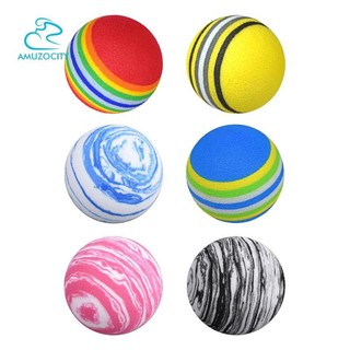 Amuzocity 10 Miếng Bóng Golf Thực Hành Bóng Golfer Quà Tặng Dụng Cụ Sáng Tạo Người Mới Bắt Đầu Golf