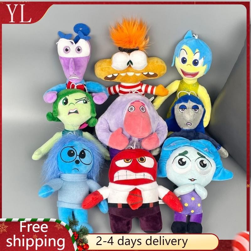 Inside Out 2 Búp Bê Đồ Chơi Sang Trọng Niềm Vui Niềm Vui Đau ĐỆM VÒI ANXIETY Cho Trẻ Em Trang Trí Nh