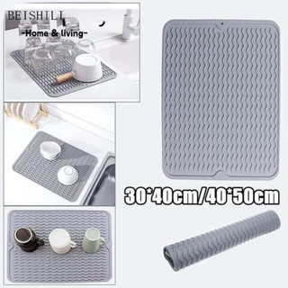 1 Cái Thảm Sấy Silicon, Nhà Bếp Placemat Sóng Thoát Tấm Cách Nhiệt, Giá Đỡ Đĩa Chống Trơn Trượt Có Thể Gập Lại Thảm Trải Bàn