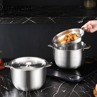 UFANSM Nồi Lọc Dầu, Bình Lọc Inox 2.8L, Hộp Đựng Dầu Mỡ Dung Tích Lớn Dụng Cụ Lọc Dầu Nấu Ăn Nhà Bếp