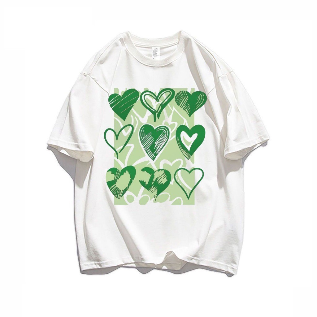 Nữ t-shirt trắng cỡ lớn nam t-shirt unisex top for work and school