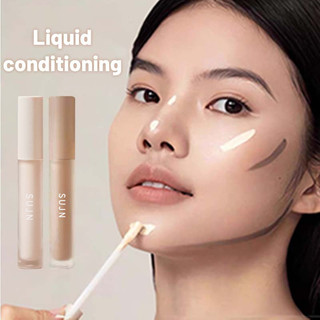 Liquid Highlighter Contour Stick, Face Natural Shadow Concealer, Shadow Light Shadow Facial Brightening Nose Silhouette Bút trang điểm nổi bật