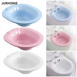 Jurhomie 1 Cái Chậu vệ sinh, Ghế vệ sinh chăm sóc sau sinh không ngồi xổm, Ngâm Perineum Điều trị bệnh trĩ Máy tưới hông Bidet Sitz