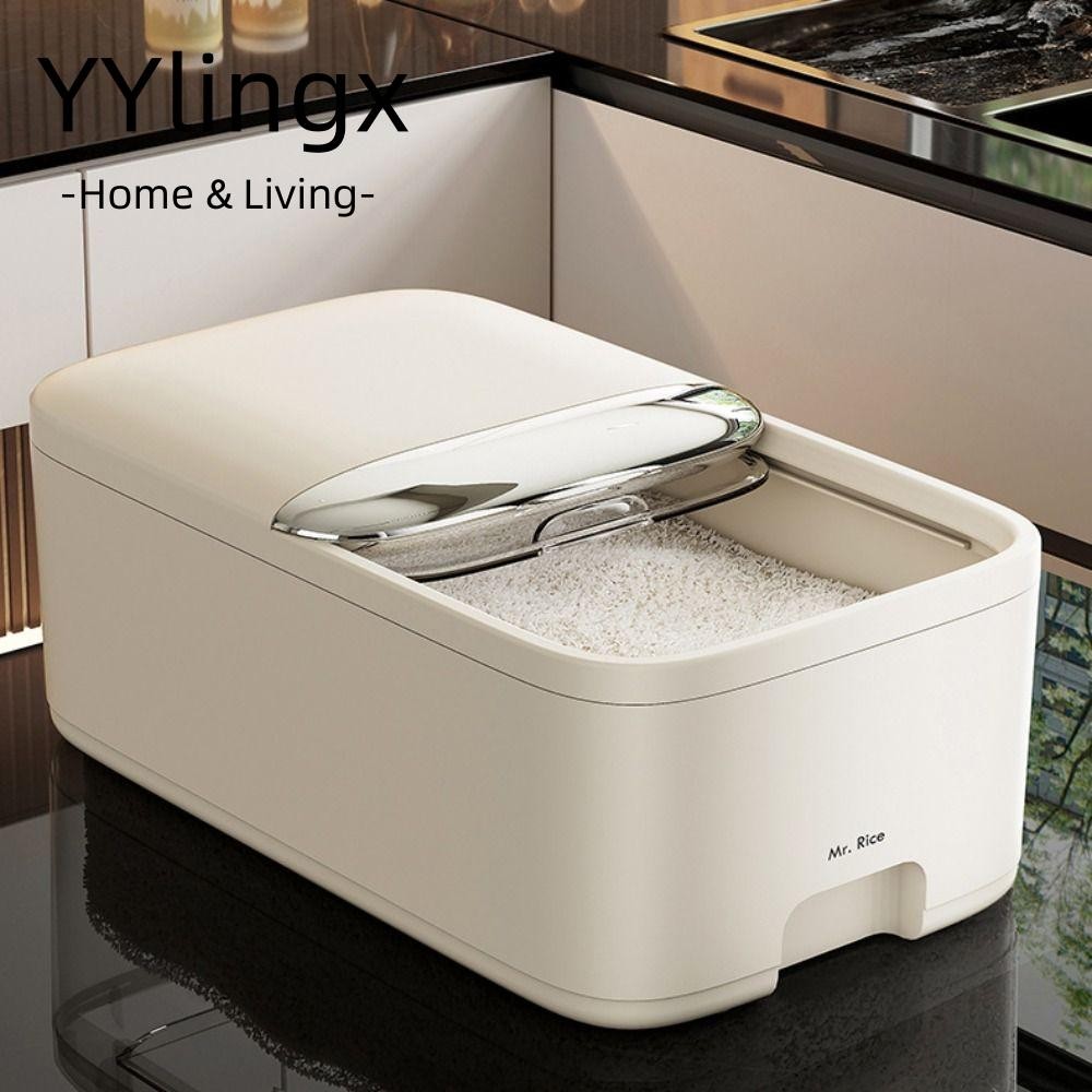 Hộp đựng gạo, Bình kín chống ẩm chống côn trùng, Thùng gạo dung tích lớn 5 / 10kg thực tế