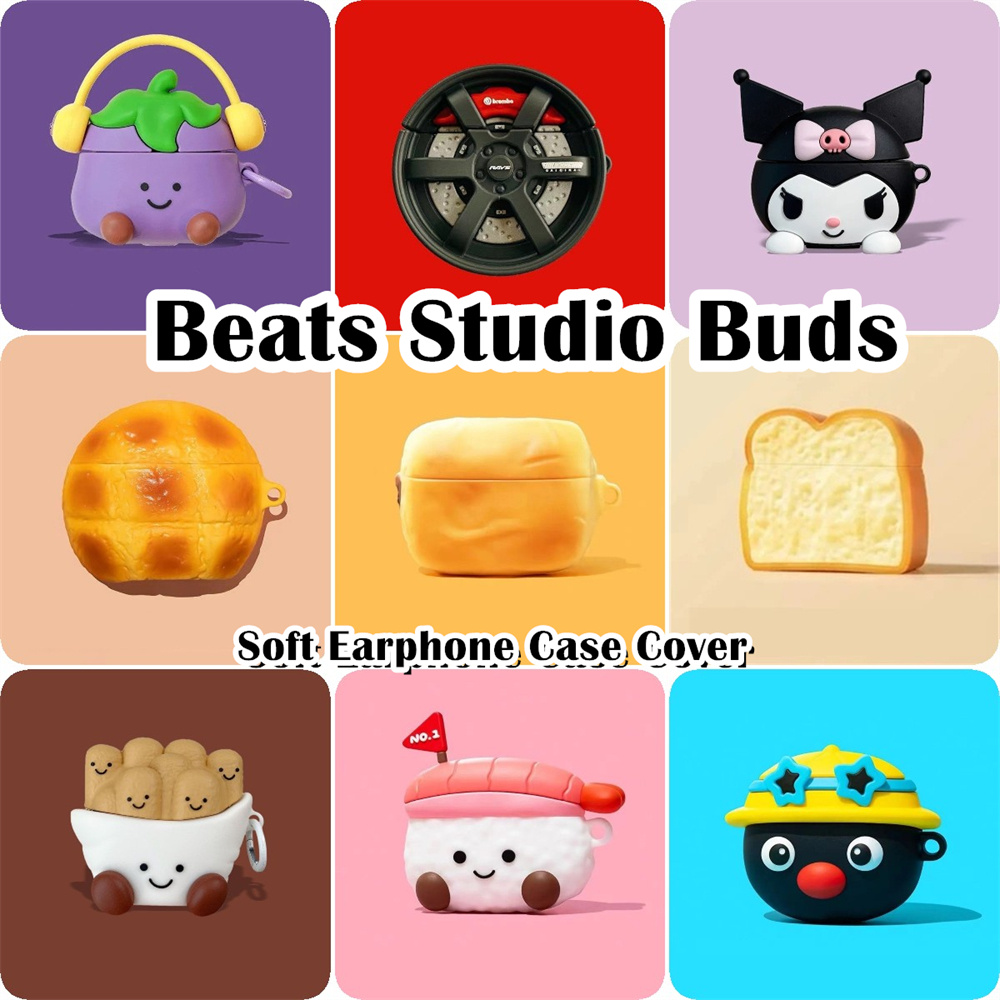 【Hot sale】Cho Beats Studio Buds ốp tai ng Case phim hoạt hình Buồn cười Vỏ Bảo Vệ Hộp Sạc Tai Nghe