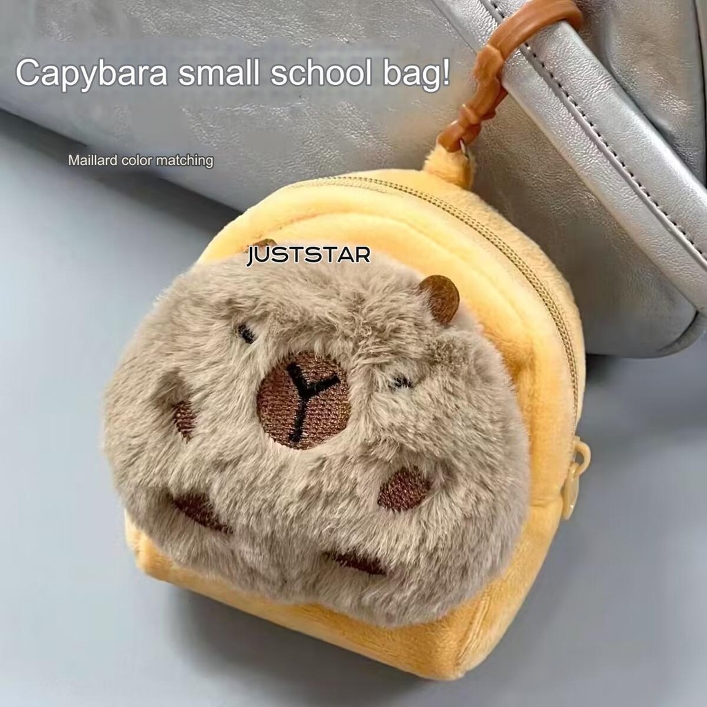 Ví tiền xu sang trọng JUSTSTAR Capibala Instagram Ví nhỏ dễ thương