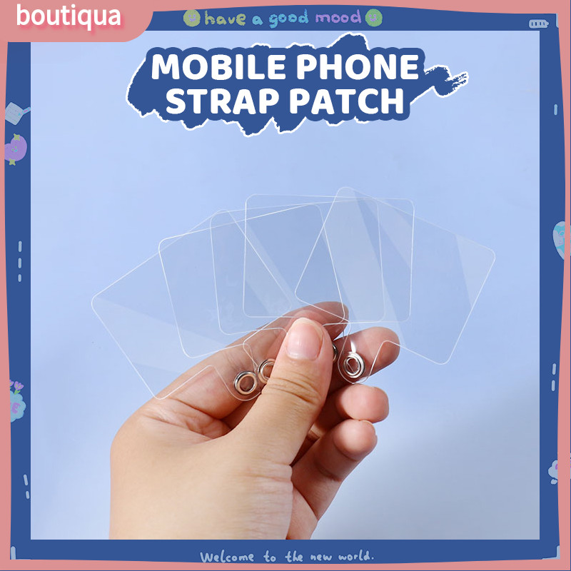 Dây đeo chéo Tether Tab Vỏ điện thoại di động Miếng dán trong suốt Miếng dán mặt sau cố định-BA