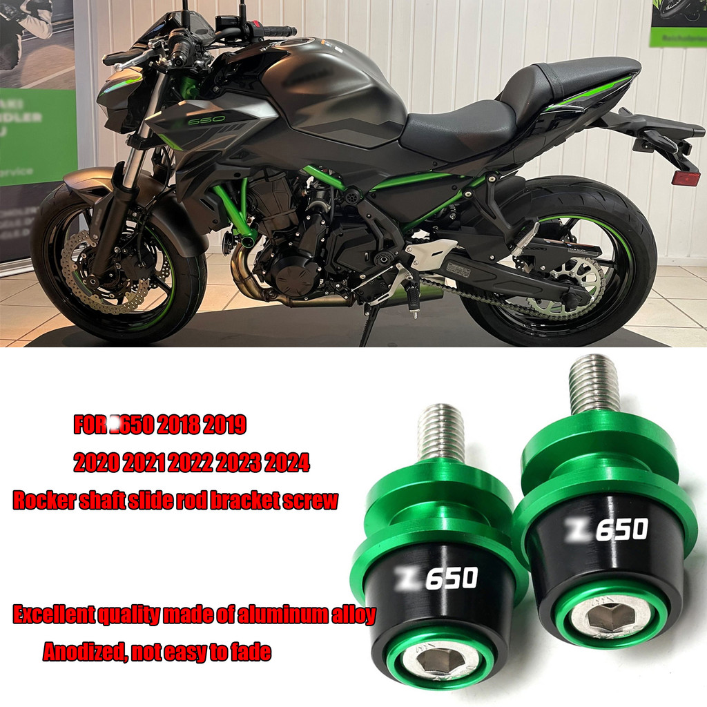 Dành Cho Z650 Z 650 2018-2024 Nhôm CNC 8 Mm Tay Xoay Ống Trượt Vít Đứng Phụ Kiện Xe Máy Z650