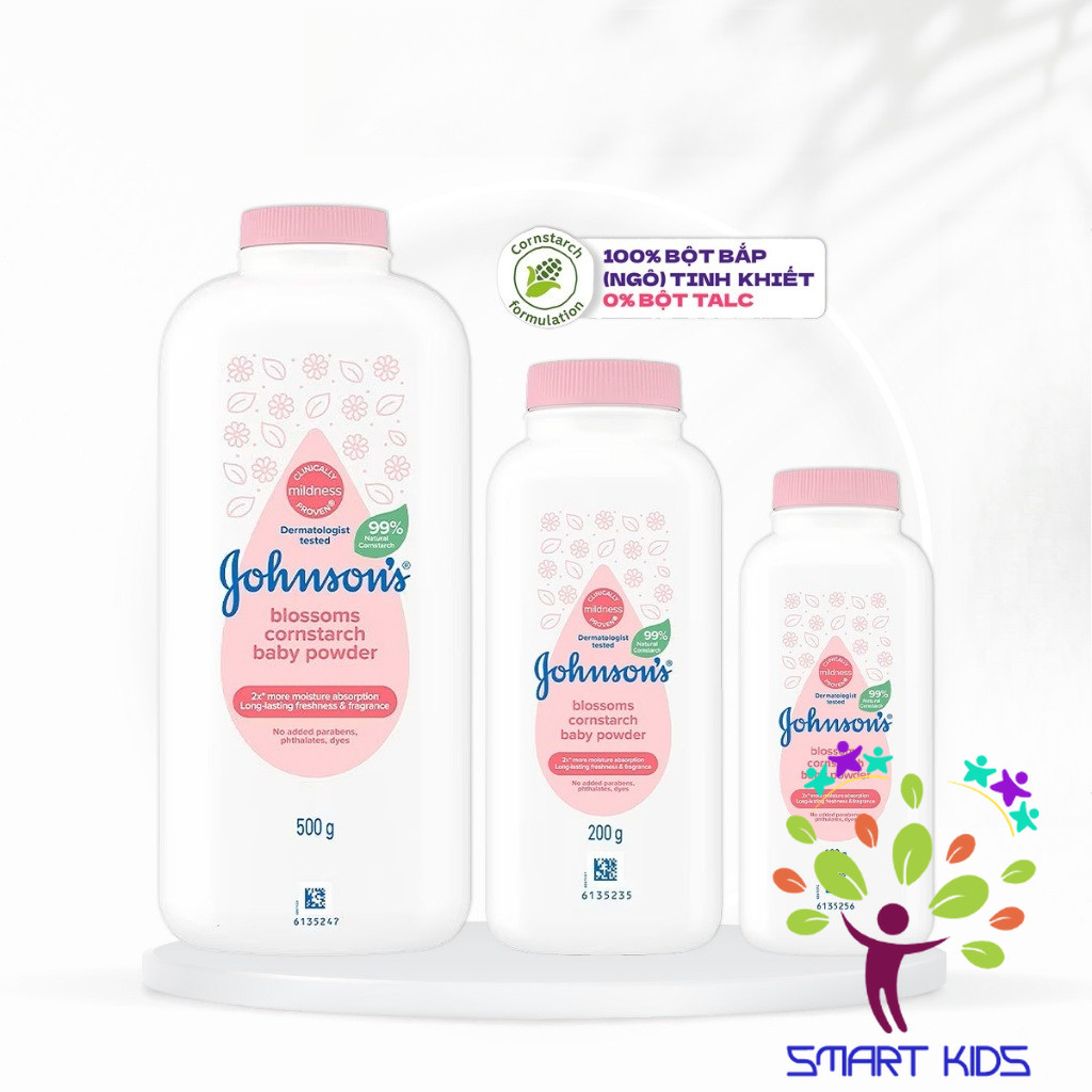 Phấn Rôm Johnson's Baby Powder Khô Thoáng Mềm Mịn - Phấn Thơm Johnson Baby Baby Powder 100g 200g 500