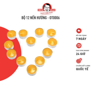 Bộ 12 nến hương uncle bills ot0006