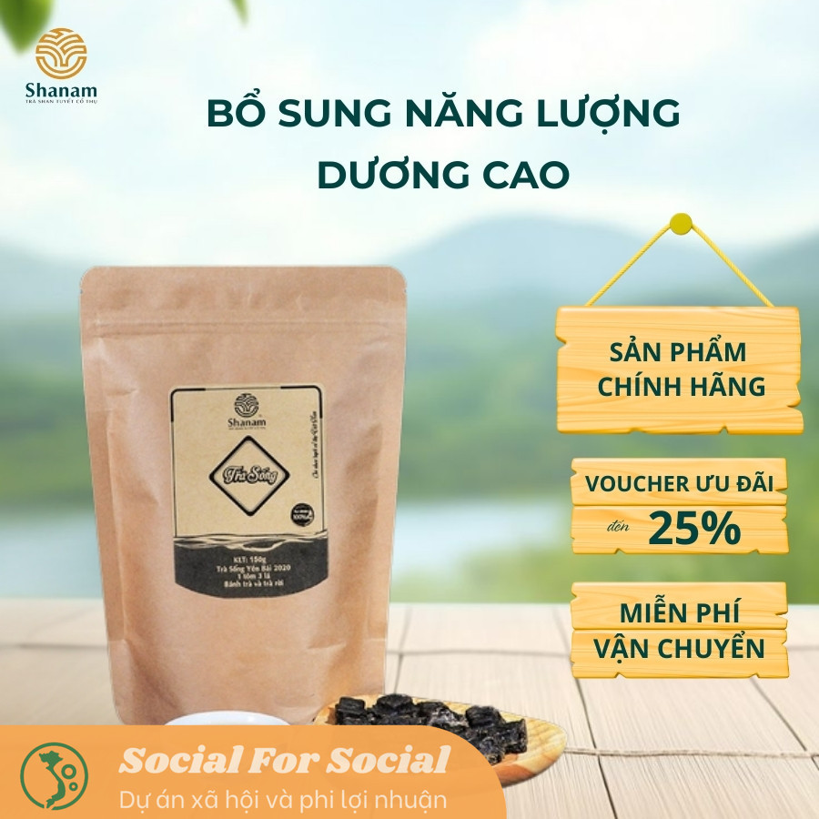 TRÀ VÀNG - TÚI MIX TRÀ SỐNG YÊN BÁI 1T-3L 150G