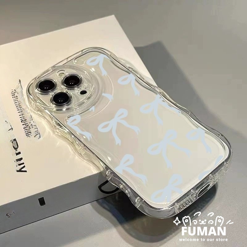 Ốp điện thoại Ins Style Pink Blue Bow cho Honor X9C Smart X9 X8 X8A X7B X7C X6 X6S Magic 7 6 5 Pro 4