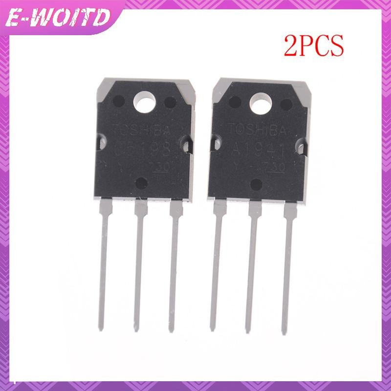 E-WOITD 1 đôi (2 chiếc) 2SA1941 & 2SC5198 TOSHIBA Transistor A1941 & C5198 HNVN