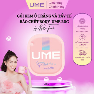  Ume - Gói Kem Ủ Trắng Và Tẩy Tế Bào Chết  Hỗ Trợ Làm Sáng Da Mờ Thâm Cho Body Gói 20g 