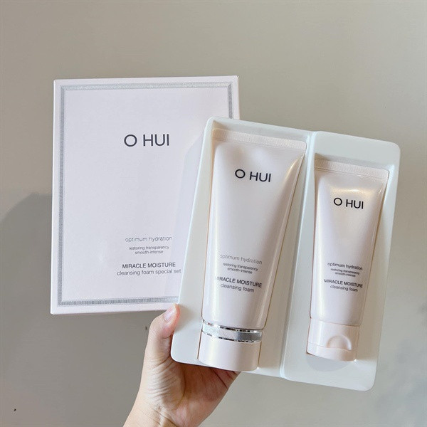 [LGViNa] Bộ Sữa Rửa Mặt OHUI Miracle Moisture Cleansing Foam Special Set – Làm Sạch Dịu Nhẹ, Dưỡng Ẩ