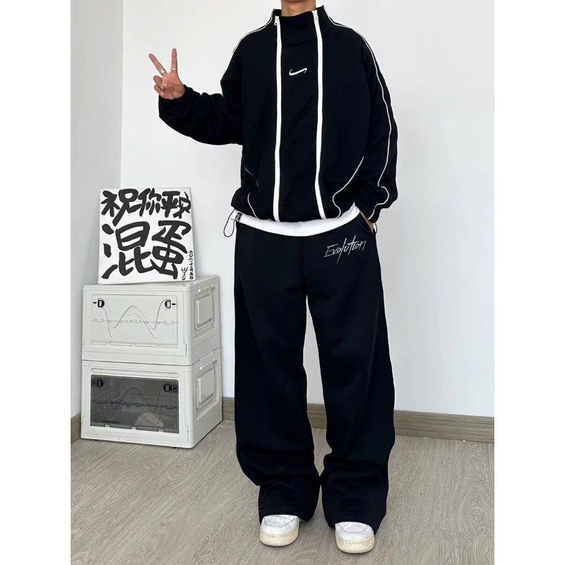 Quần tây nam dáng suông basic đen phong cách Hàn Quốc M-8XL Plus size | BigBuy360 - bigbuy360.vn