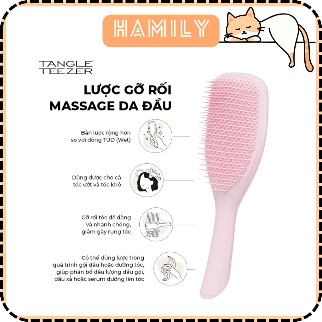 Lược Gỡ Rối, Massage Tiện Dụng Tangle Teezer - UK - Hồng Phấn