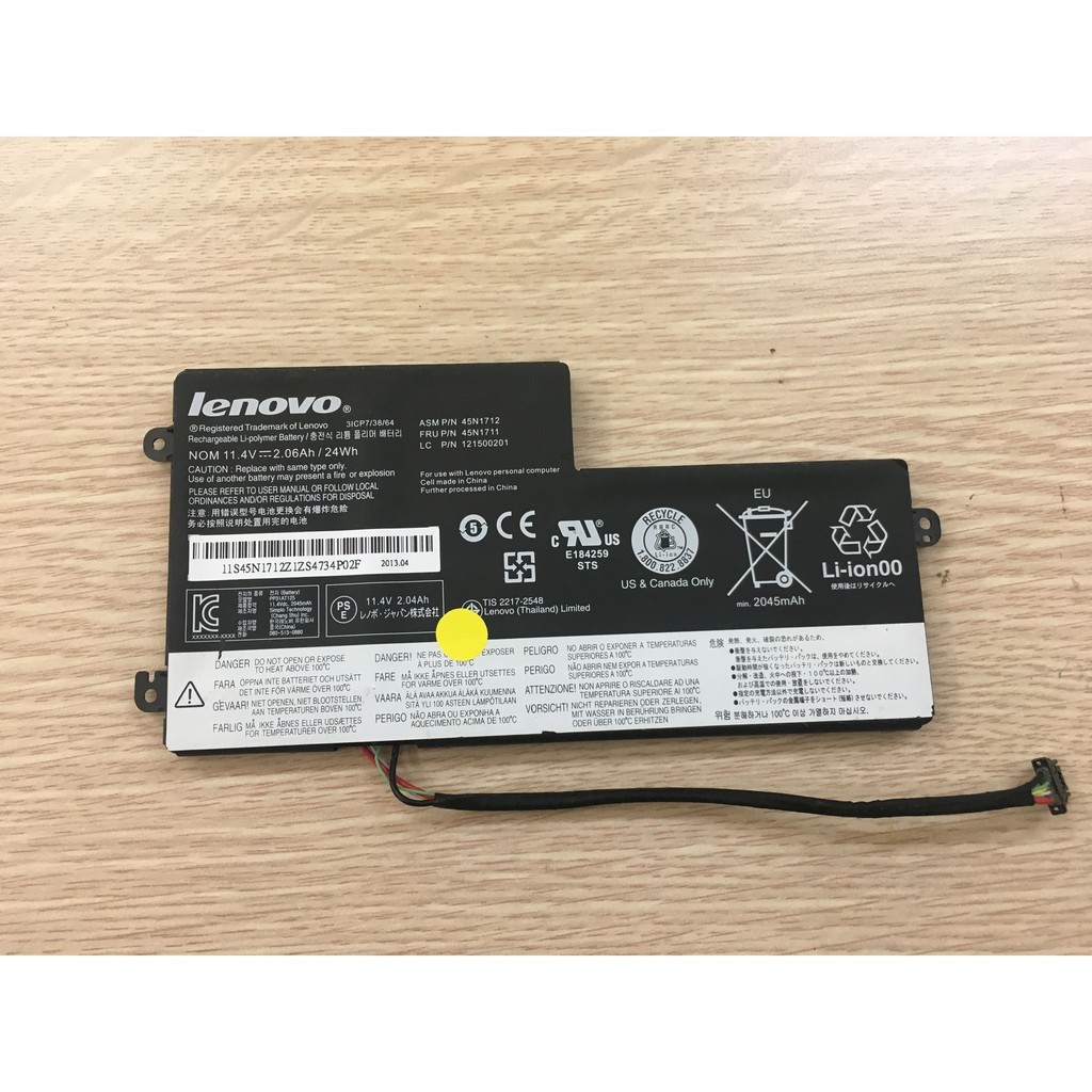 PIN ZIN] Pin laptop lenovo ThinkPad T460(Pin nằm trong) X240 X250 T440 T450 T450s X260 W550 L450 T45