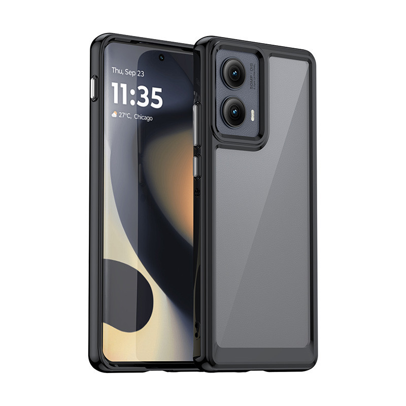 Dành Cho Motorola Edge 2024 2023 Ốp Lưng Chống Sốc Trong Suốt Màu Acrylic