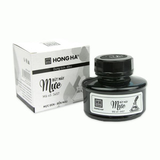 Mực Viết Máy Hồng Hà 60cc 3457 - Mực Đen