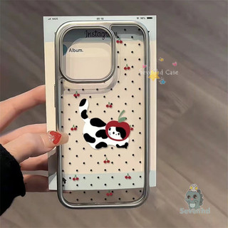 Ốp Điện Thoại Thời Trang INS Dễ Thương Kitty Tương Thích Cho IPhone 15 14 13 12 11 Pro Max X XR Xs Max 8 7 Plus Họa Tiết Sang Trọng Mạ Điện Trong Suốt Ốp Lưng Bảo Vệ