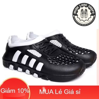 Giày nhựa lười siêu nhẹ nam đi mưa siêu bền