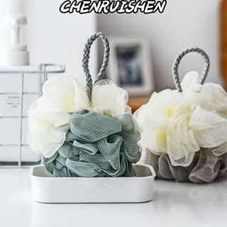 CHENRUISEN Thi Tắm Lưới Bọt Biển Tắm Puffs Bong Bóng Toàn Thân Tẩy Tế Bào Chết Bàn Chải Mềm Tẩy Tế Bào Chết Da Mặt Sau Bàn Chải Đồ Dùng Phòng Tắm 