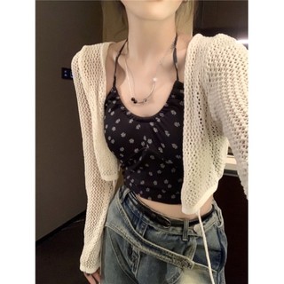 Mùa thời trang thiết kế mới quần dài chống nắng Áo len cardigan Bộ