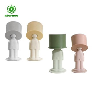 Aternee Tay Nắm Cửa Tường Chặn Silicon Văn Phòng Tại Nhà Nút Chặn Cửa Núm Bảo Vệ Tường Đệm